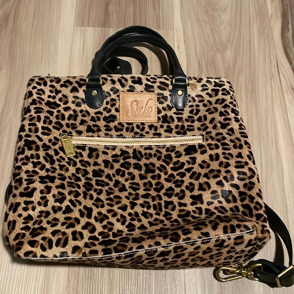 Custom Leopard print handbag